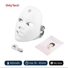 Wireless 7 Colors LED Face Beauty Machine Photon Facial Neck Skin Tighten Rejuve