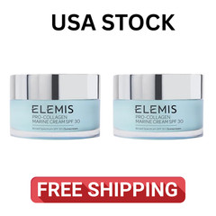 2X Elemis Pro-Collagen Marine Cream SPF 30 1.6 oz 50 ml Free 4-5 days Delivery