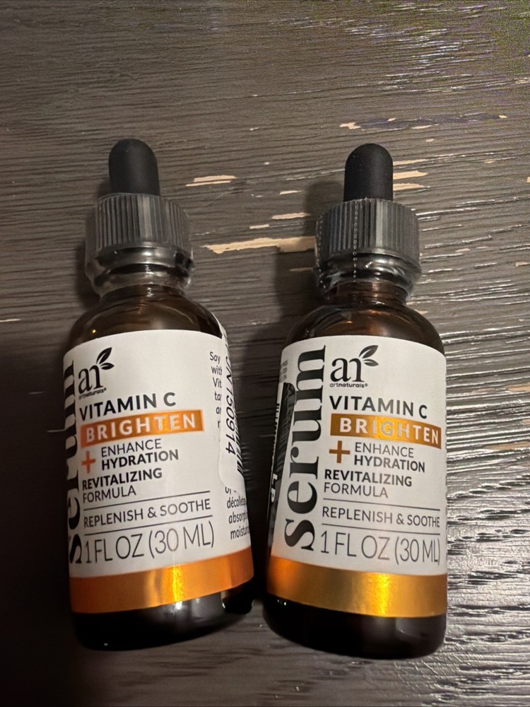 Lot of 2 artnaturals Vitamin C Brighten Revitalizing Formula Serum” Exp 04/2028