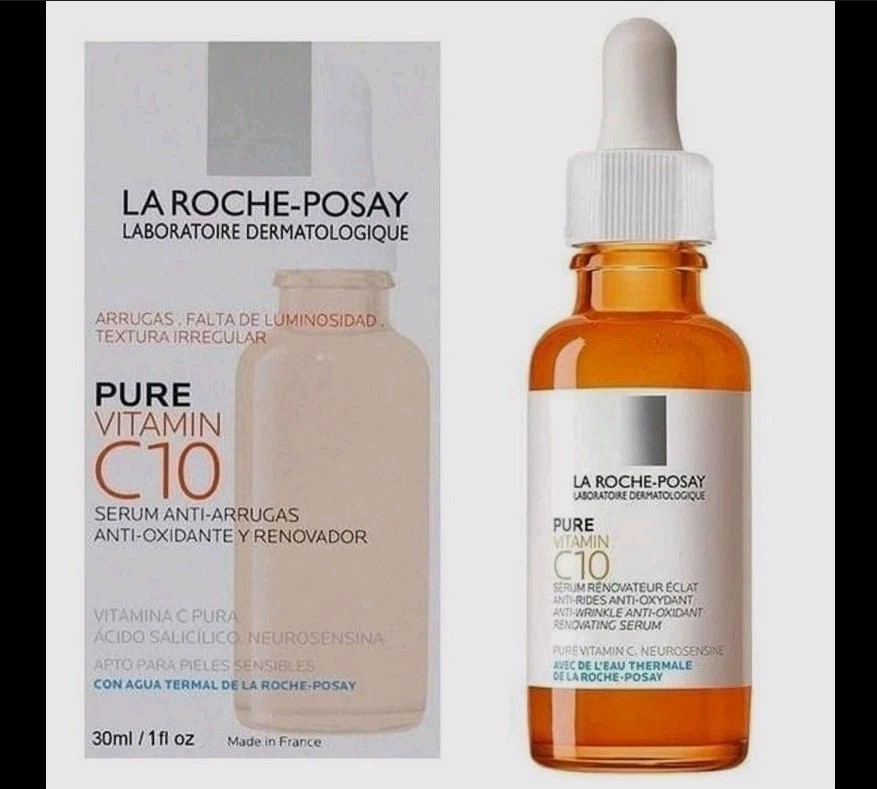 La Roche Posay Vitamin C Face Serum 1oz Brightening Skincare New