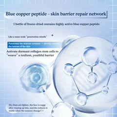 Blue Copper Peptide Freeze-Dried Powder Set CHK-CU Oligopeptide Essence Repairs