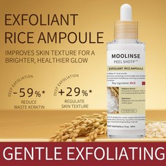 Scrub Shot White Black Rice Exfoliant Rice Ampoule Face Body Peel Dead Skin 80ml