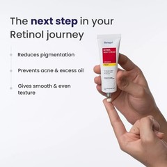 RE’ EQUIL 0.3% Retinol Night Cream Reduces Acne, Unisex, For All Skin Types, 30G