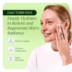 JiYu Toning Polish Pads – Korean Skincare for Dark Spots, Wrinkles & Dull Skin –