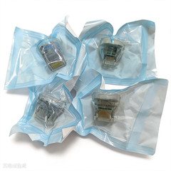 Insulated 25/64 Pins Gold Micro Needle Cartridge Tip Rubber Tube For RF Machine