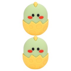 2pcs Yellow Chicken Ice Face Mold Eye Roller