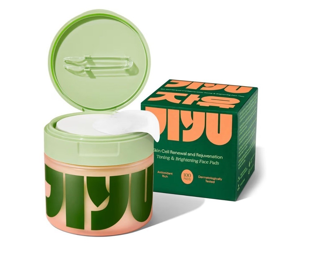 JiYu Korean Skincare Toning Polish Pads For Dark Spots Wrinkles Dull Skin Ant