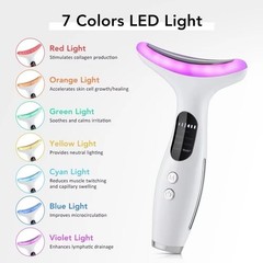 Household Neck Beauty Device HY93 Red Orange Green Yellow Cyan Blue Pink