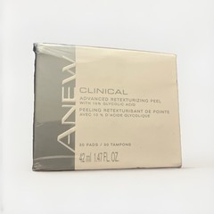 Avon Anew Clinical Advanced Retexturizing Facial Peel 30 Pads 1.47 fl oz NEW