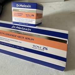 Dr. Melaxin Necksphalt ECM Neck Cream And Neck Serum New In Box