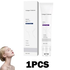 5PCS Magec Collagen Fullerene Neck Cream Firming Tightening with Roller 50g