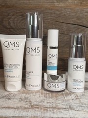 QMS 5-Piece Radiance Bundle – MSRP ~$450 · Serum, Mask, Hand Cream + More 💎