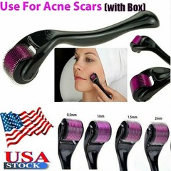 Beard Derma Roller For Hair Loss Beard Growth 0.50MM Titanium Derma Roller micro