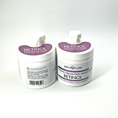2 Pack SkinCare Professional Size Retinol 3-in-1 Cream 16.9oz Face Neck Hands