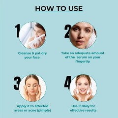 Dr. Sakhiya’s 2% Salicylic Acid Anti Acne Pimple Serum For Glowing Skin 30ml