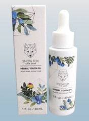 SNOW FOX SKIN CARE HERBAL YOUTH OIL 1 OZ BOXED