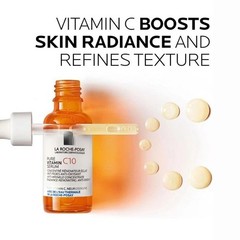 La Roche Posay PURE VITAMIN C SERUM C10 Anti-Wrinkle Concentrate 30ml Free Ship