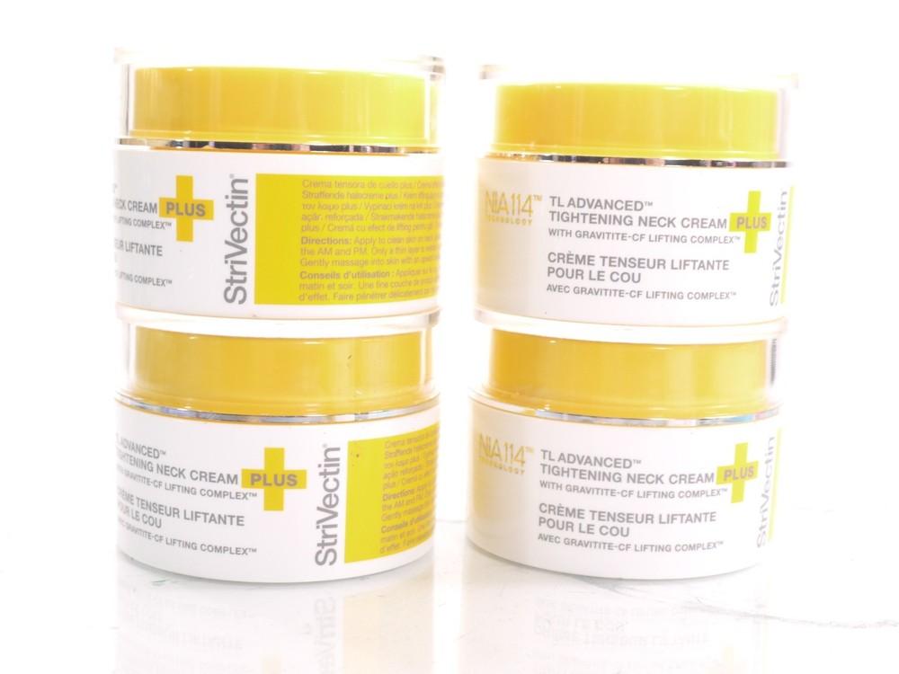 4 Strivectin TL advanced Tightening NECK Cream PLUS w/ NIA114, 1oz (4 oz total)