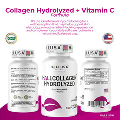 HYDROLYZED COLLAGEN Complex – Vitamin C – Collagen Supplements – Multivitamin