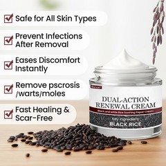 Premium Biancat Rice and White Black Soothing Repair cream,Natural Body Serum..1