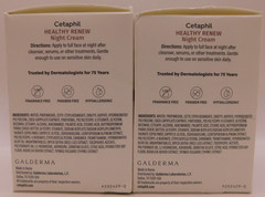 2PK Cetaphil Night Cream Healthy Renew 1.7oz EACH New & Unused