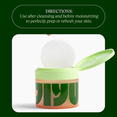 Jiyu Toning Polish Pads – Korean Skincare for Dark Spots, Wrinkles & Dull Skin –