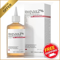 Glycolic Acid 7% Toning Resurfacing Solution New 100ml Remove Acne Moisturizer