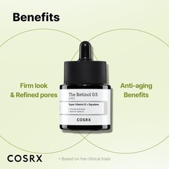 COSRX Retinol 0.5% Anti-aging Serum Retinoid Treatment for Face & Neck