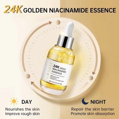 AUQUEST 24K Gold Face Serum Hyaluronic Acid Anti Aging Moisturizing Skin