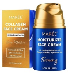 MAREE Face Moisturizer– Retinol & Collagen Cream,Anti-Aging, Hydrating, 24H Care