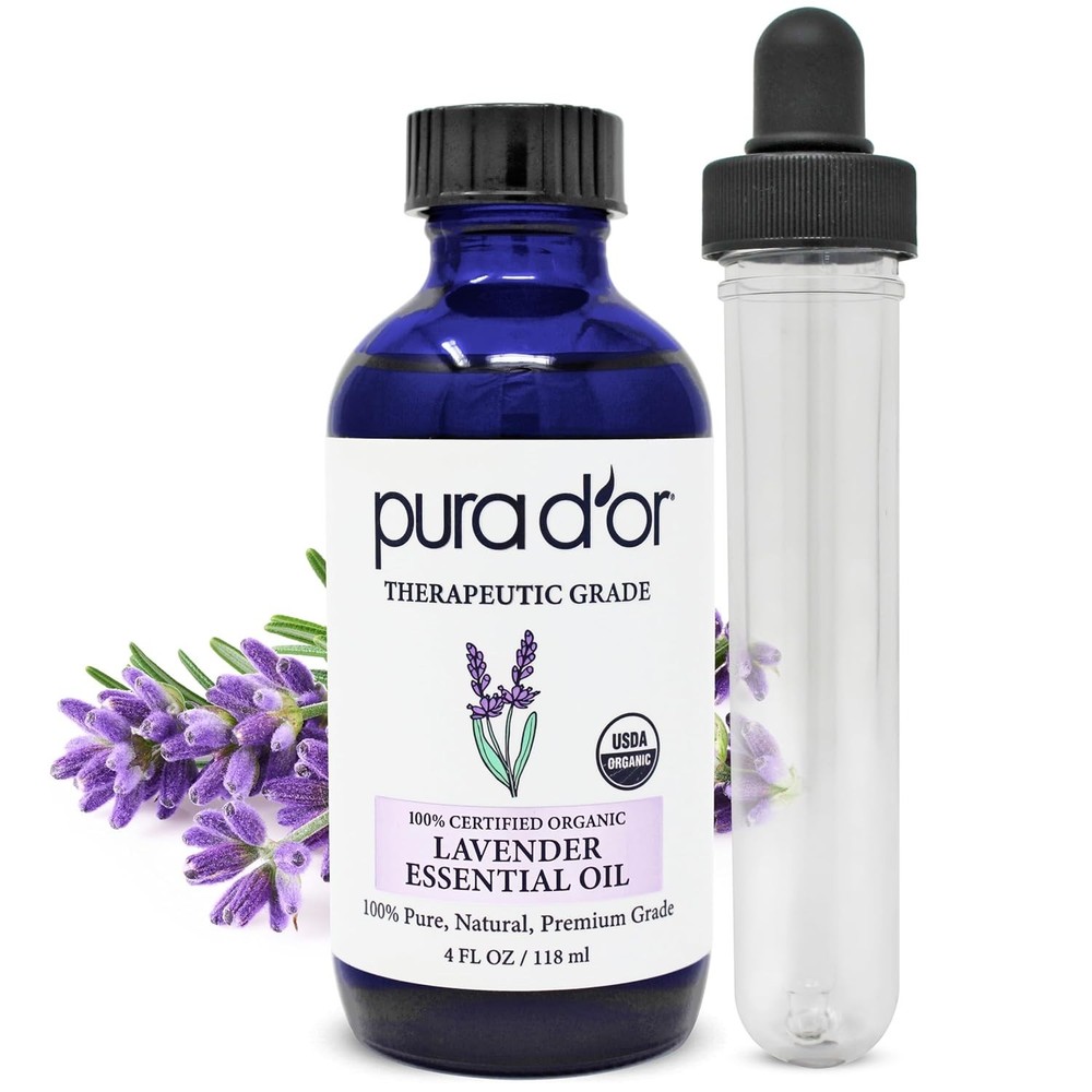 PURA D’OR PURADOR Organic Lavender Essential Oil 4 fl oz