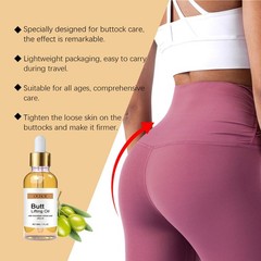 2 Pack Butt Firming Essential Oil for Women Natural Herbal Hip Lift Massage Oil