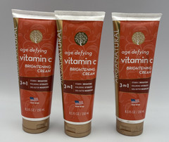3 Arganatural ~ 3-in-1 Age Defying Vitamin C Brightening Cream 8.5 fl oz