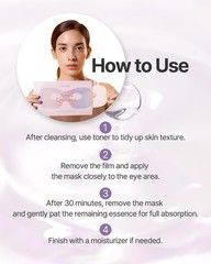 Aura Quartz Hydrogel Eye Zone Mask 5ea (9g*5) – Lavender Mask for Entire Eye …