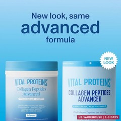 Vital Proteins Collagen Peptides Powder Advanced with Hyaluronic Acid & Vitamin