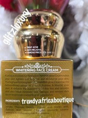 5pcs. Marina Glow super lightening beauty Milk, Soap, GLOWING oil, serum & face
