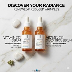 2PACK La Roche Posay Pure Vitamin C12 Serum 30ml Hyaluronic & Salicylic Acid
