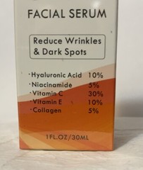 S+S~Sky*Star~5 in 1 Facial Serum~Reduces Wrinkles &Dark Spots~1Fl.oz/30ml~Sealed
