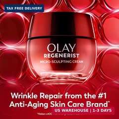 Olay Face Moisturizer, Regenerist Micro-Sculpting Cream for Women, Fragrance-Fre