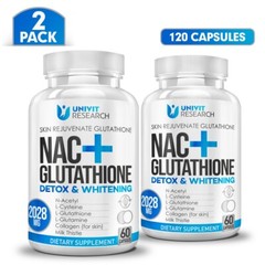 NAC Glutathione Skin Whitening Bleaching Anti-Agin Acne Scar & Dark Spot Remover