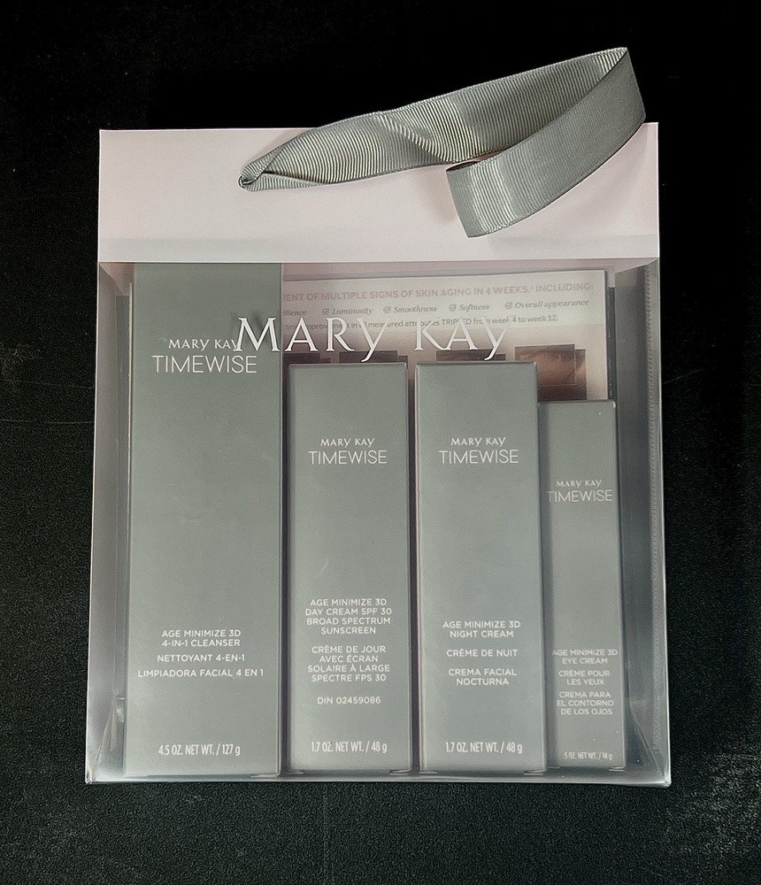 Mary Kay Timewise Age Minimize 3D Miracle Set 4 Pieces Normal/Dry NEW in Box