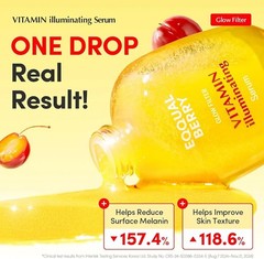 EQQUALBERRY Vitamin Illuminating Serum Bakuchiol Plumping Face Serum 30ml