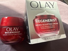 Lot of 2 Olay Regenerist Micro-Sculpting Cream Face Moisturizer 1.7oz No Box