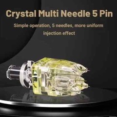 Crystal Multi Needle 5 Pin Mesotherapy Microneedle Replace Needle for Skin Care