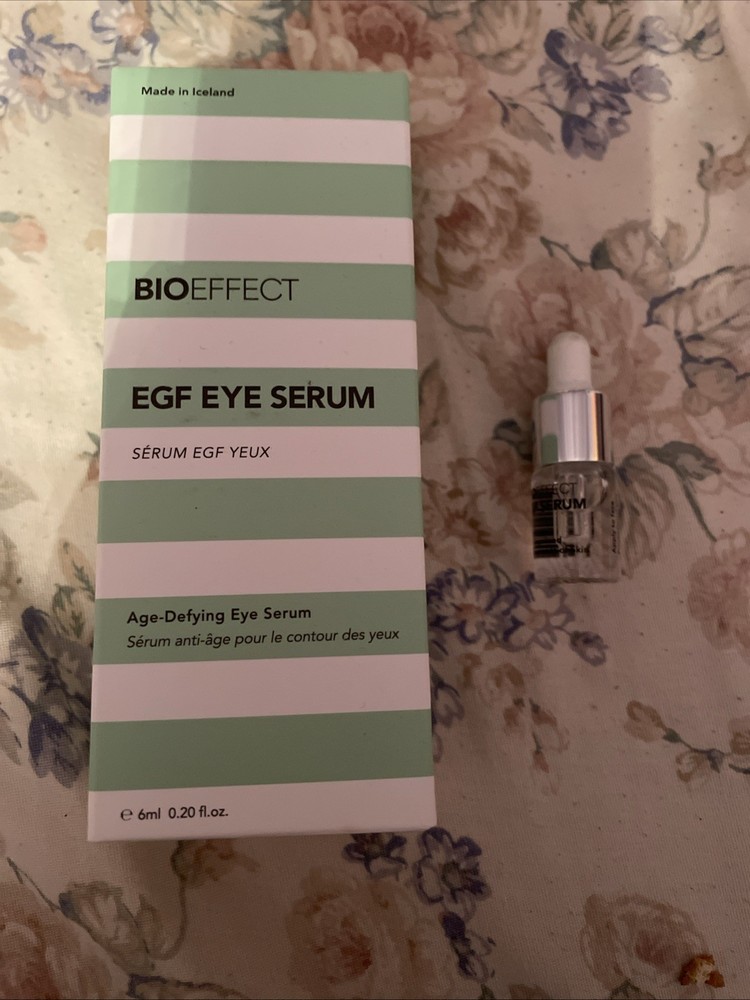 BIOEFFECT EGF SERUM .20 Oz FRAGRANCE ALCOHOL OIL FREE SEALED EXP8/27 + TRAVEL SZ