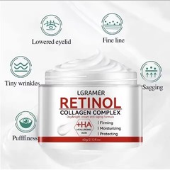 Retinol Collagen Anti-Aging Face Cream + Hyaluronic Acid Day & Night 60g