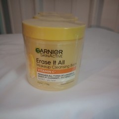 3 PACK Garnier Erase It All Vitamin C Makeup Cleanser Balm FREE FAST SHIPPING