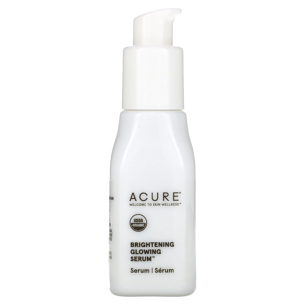 Acure Organics Brilliantly Brightening Glowing Serum 1 fl oz 30 ml Cruelty-Free,