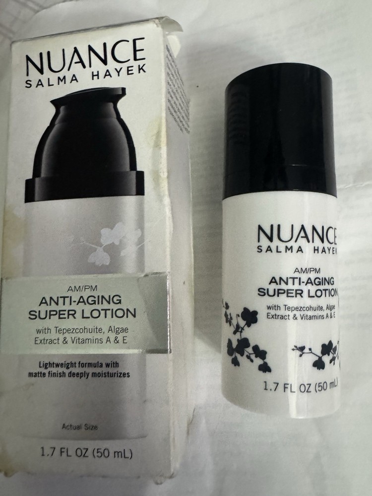 Nuance Salma Hayek AM/PM Anti-Aging Super Cream 1.7 oz. each
