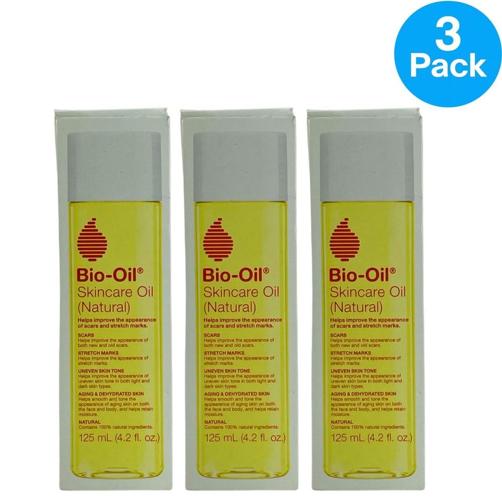 Bio-Oil Skincare Oil Natural 4.2 oz 3 Pack New